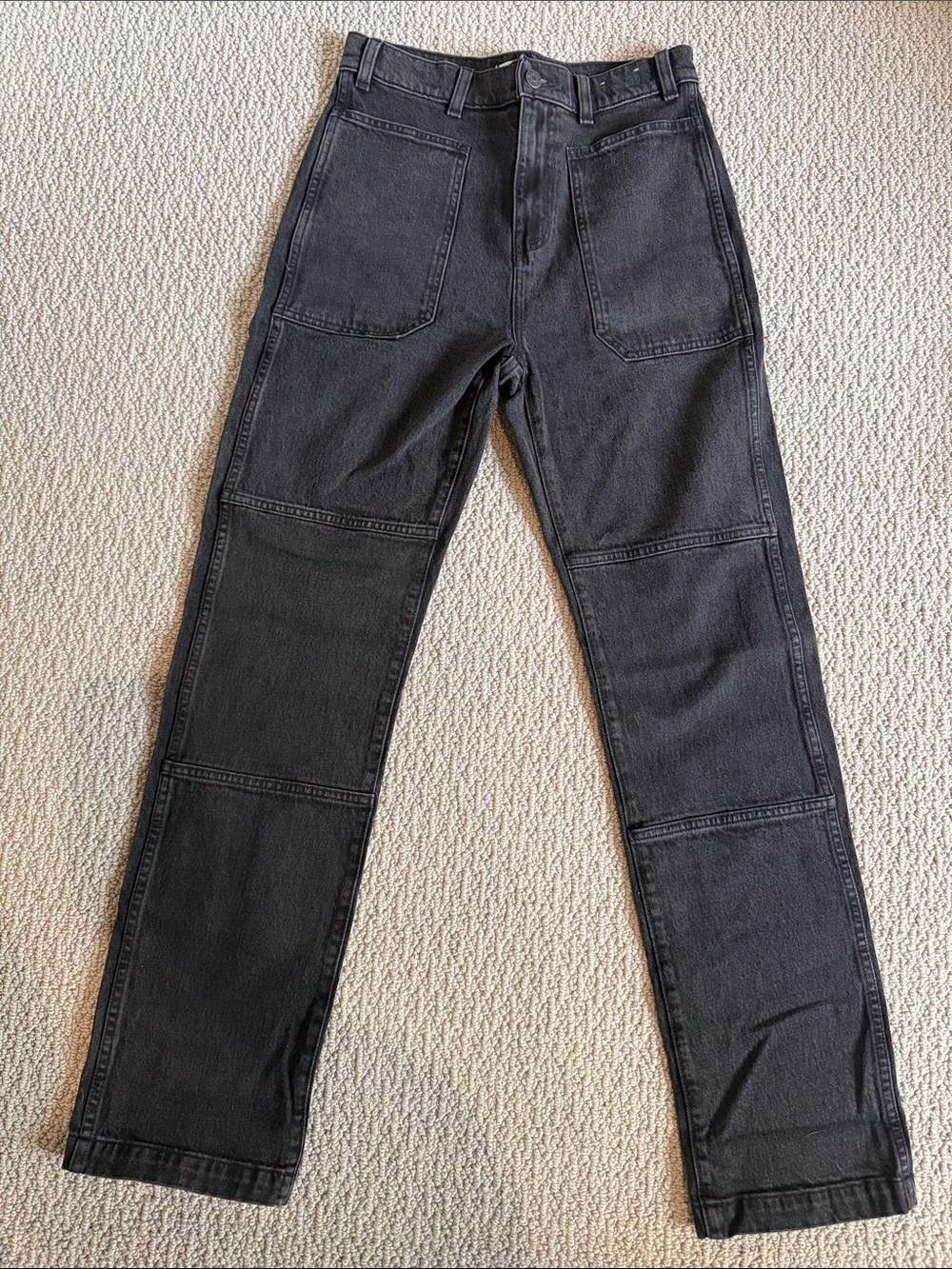 Madewell Charcoal Black High-Rise Jeans